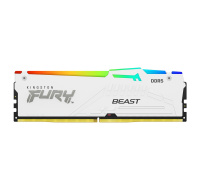 KINGSTON DIMM DDR5 16GB 6800MT/s CL34 Non-ECC FURY Beast RGB EXPO, Bílá