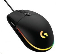 Logitech Gaming Mouse G203 LIGHTSYNC 2nd Gen, EMEA, USB, black