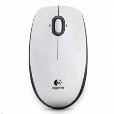 Logitech Mouse B100, white