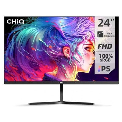 CHiQ MT 24F650 24", FHD, 75 Hz, Frameless, černý