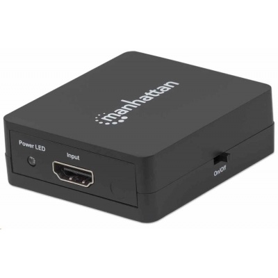 Manhattan HDMI rozdělovač, 1080p 2-Port HDMI Splitter, USB Powered, černá