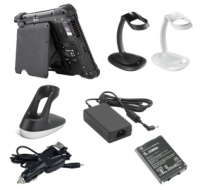 Zebra dual battery charger, 3 slots, UK