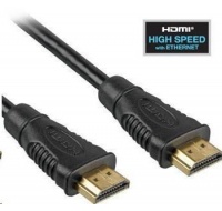 PremiumCord HDMI High Speed + Ethernet kabel, zlacené konektory, 1.5m