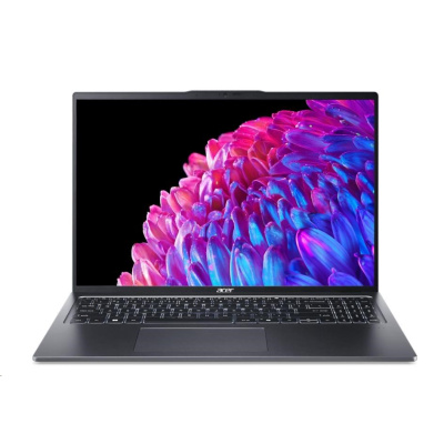 ACER NTB Swift Go 16 (SFG16-72-556T), Core Ultra 5 125U,16" 1920x1200,16GB,512GB SSD,Intel Arc,W11H,Gray