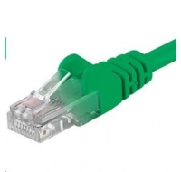 PREMIUMCORD Patch kabel UTP RJ45-RJ45 CAT5e 10m zelená