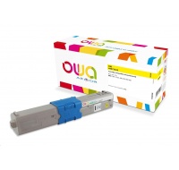 OWA Armor toner pro OKI C301, C321, MC332, MC342, 1500p, 44973533, žlutá/yellow