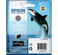 EPSON ink čer ULTRACHROME HD "Kosatka" - Light Black - T7607 (25,9 ml)