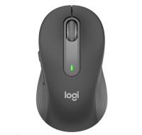 BAZAR - Logitech M650 L Left Signature bezdrátová myš pro leváky, graphite, EMEA, poškozený obal