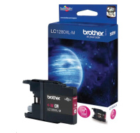 BROTHER INK LC-1280XLM, purpurový inkoust pro MFC-J6910DW, 1 200 str.