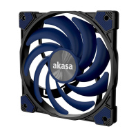 AKASA ventilátor ALUCIA XS12 (Photic Blue Edition), 12cm fan