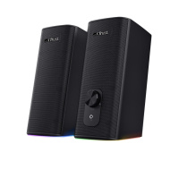 TRUST reproduktory GXT 612 CETIC RGB-Illuminated 2.0 Speaker Set, Bluetooth, černá