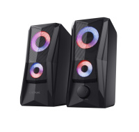 TRUST reproduktory GXT 606 Javv RGB-Illuminated 2.0 Speaker Set, černá