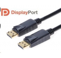 PREMIUMCORD DisplayPort 1.2 přípojný kabel M/M, zlacené konektory, 1m