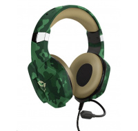 TRUST sluchátka GXT 323C Carus Gaming Headset, jungle camo