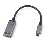 PremiumCord Adaptér USB-C na HDMI rozlišení obrazu 8K@60Hz,4K@144Hz, 20cm