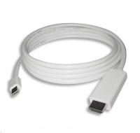 PREMIUMCORD Kabel mini DisplayPort 1.2 na HDMI 2.0, pro rozlišení 4Kx2K@60Hz, 2m