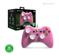 Hyperkin Xenon Wired Controller for Xbox Series|One/Win 11|10 (Pink) Licensed by Xbox