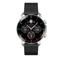 Garett Smartwatch V10 Silver-black leather