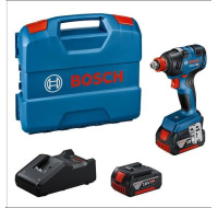 Bosch GDX 18V-200 Akumulátorový rázový utahovák, 2x akumulátor, 1x nabíječka a kufřík