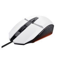 TRUST myš GXT 109W FELOX Gaming Mouse, optická, USB, bílá