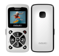 EVOLVEO Mobilní telefon pro seniory EasyPhone ID, bílá