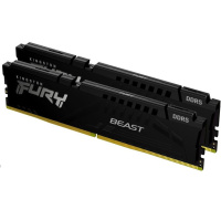 KINGSTON DIMM DDR5 16GB (Kit of 2) 6000MT/s CL40 FURY Beast Černá