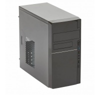 EUROCASE skříň MC 278 EVO black, micro tower, 2xAU, 2x USB 2.0, 1x USB 3.0, bez zdroje