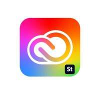 Adobe Creative Cloud for teams All Apps with Adobe Stock MP ENG COM NEW 1 User, 12 Months, Level 2, 10-49 Lic