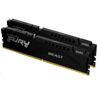 KINGSTON DIMM DDR5 32GB (Kit of 2) 5200MT/s CL36 FURY Beast Černá EXPO