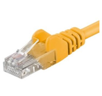 PremiumCord Patch kabel UTP RJ45-RJ45 CAT6 2m žlutá