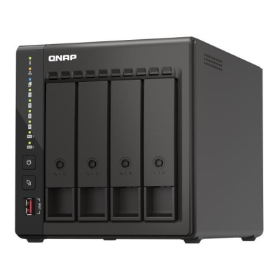 QNAP TS-453E-8G (4C/CeleronJ6412/2,6GHz/8GBRAM/4xSATA/2xM.2/2x2,5GbE/2xUSB2.0/2xUSB3.2/2xHDMI)