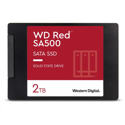 WD RED SSD 3D NAND WDS200T1R0A 2TB SATA/600, (R:560, W:530MB/s), 2.5"