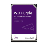 WD PURPLE WD33PURZ 3TB SATA/600 256MB cache, Low Noise,180MB/s, CMR