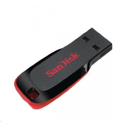 SanDisk Flash Disk 64GB Cruzer Blade, USB 2.0, černá