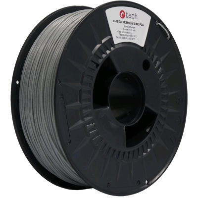 C-TECH Tisková struna (filament) PREMIUM LINE, PLA, mramor, 1,75mm, 1kg