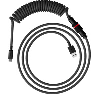 HyperX USB-C Coiled Cable Gray-Black - Příslušenství ke klávesnici