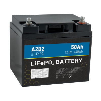 AVACOM A2D2 baterie LiFePO4 12,8V 50Ah M6