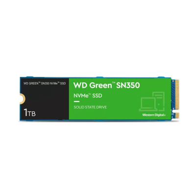 WD GREEN SSD NVMe 1TB PCIe SN350, Geb3 8GB/s, (R:3200/W:2500 MB/s)